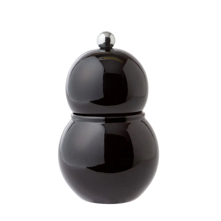 Black Lacquer Chubby Salt & Pepper Grinder