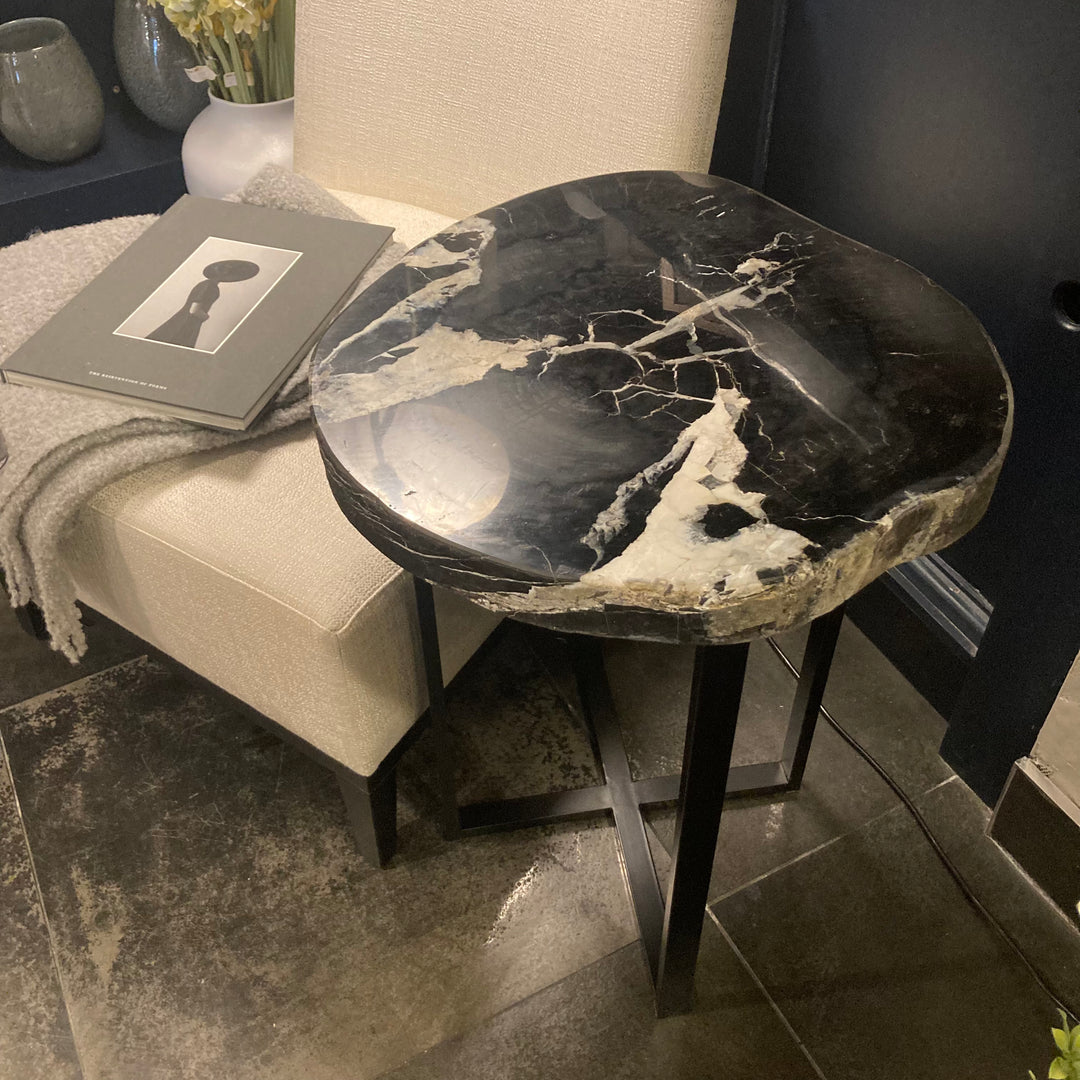 Petrified Wood Side Table