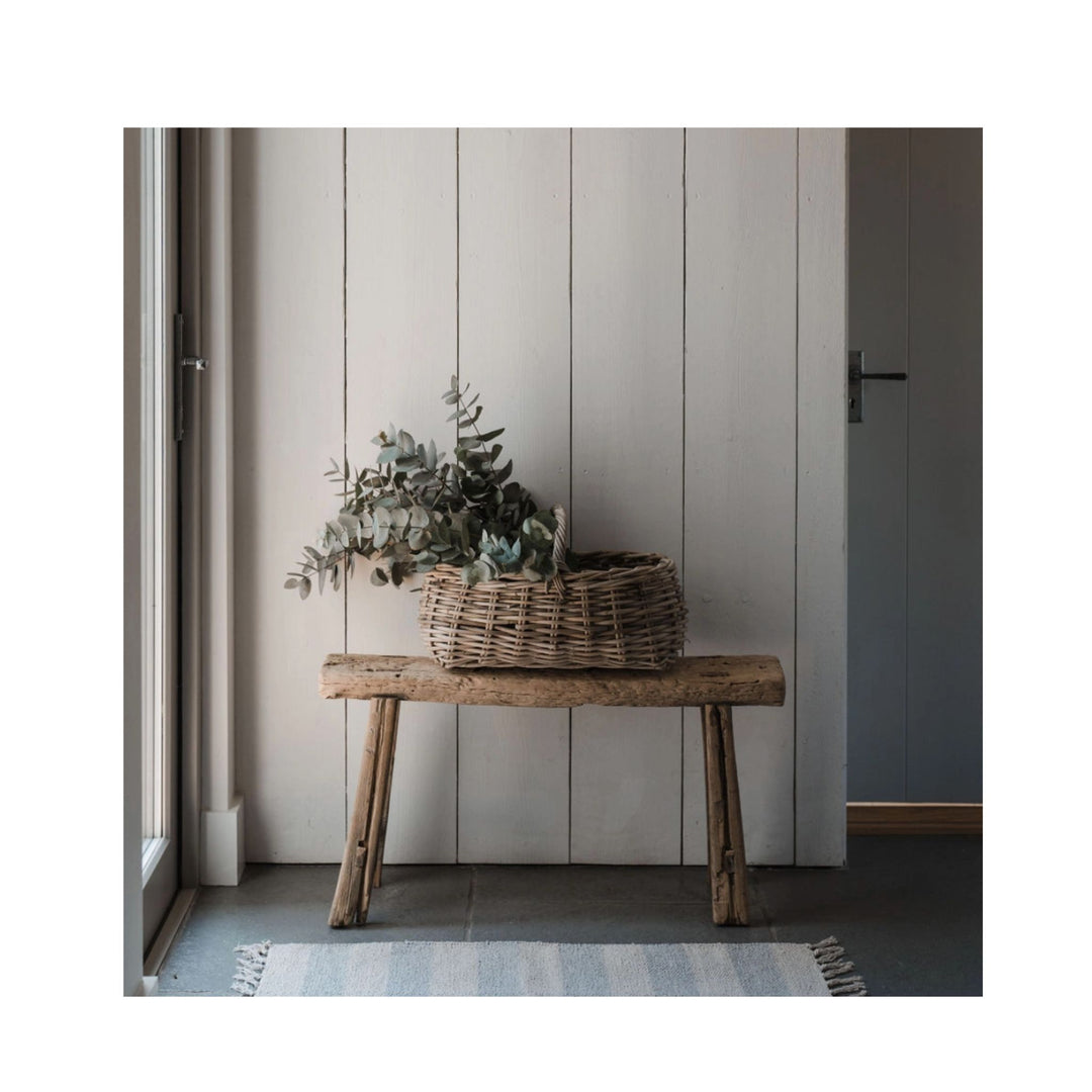 Braided Rattan Picnic Basket