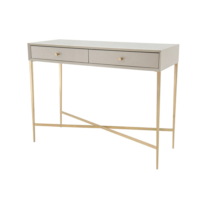 Finley Console Table in Ceramic Grey Finish