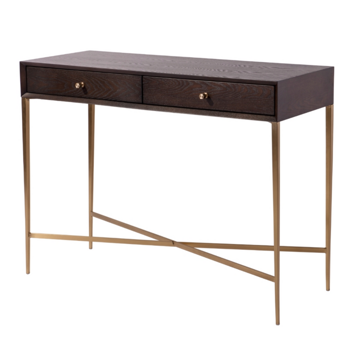 Finley Console Table Chocolate Finish